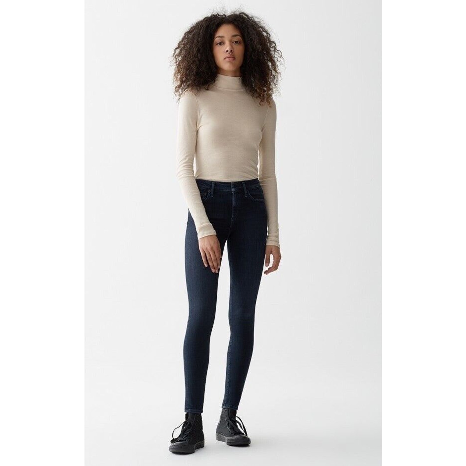Agolde Sophie High Rise Dark Wash Vacant Skinny Jeans Style A003-1044 Sz 27